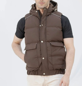 Chaleco Acolchado Vintage sin Mangas, Ligero y Cálido, de Alta Calidad, Relleno de Algodón, con Logotipo Frontal, para Hombre y Mujer - Product Image 5