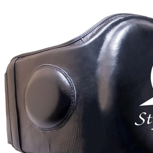 Protège-poitrine professionnel en cuir pour entraînement MMA, Kickboxing, Boxe – Vente en gros, protections abdominales personnalisées pour entraîneurs - Product Image 3