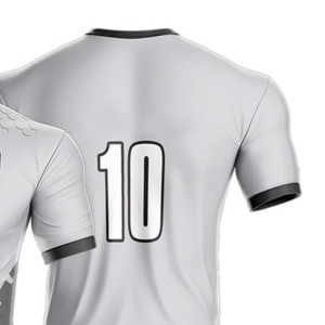 Shorts de football noirs pour hommes avec numéro 10 imprimé par sublimation, taille élastique, séchage rapide, en polyester, vêtements de sport toutes saisons - Product Image 3