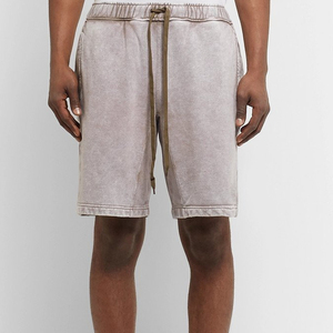 Men's Acid Wash Shorts Streetwear Style 100% Cotton Summer Trending Hot Heavyweight High Quality <b>Drawstring</b> With OEM/ODM - Product Image 3