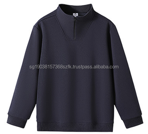 Sweat-shirt tendance à capuche et fermeture éclair, 100 % polyester, personnalisé, unisexe, coupe oversize, automne, anti-rétrécissement, respirant, écologique, 350g - Product Image 6