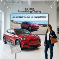 Pantalla Publicitaria Android 11 de 32/43/50/55/65 Pulgadas, Sin Táctil, 4K, Montada en Pared, Señalización Digital Comercial, Reproductor Multimedia LCD