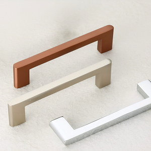 Tirador Moderno Cuadrado de Acero Inoxidable SS 202 para Muebles, Embalaje para Envío, para Cocina, Baño, Sala de Estar, Dormitorio, Armario - Product Image 1