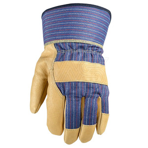 Leather Made Custom Design Breathable Daily Use Safety <b>Gloves</b> with Cotton Lining Lightweight and <b>Touchscreen</b> Compatible - Product Image 4