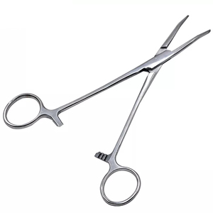 Pinces hémostatiques Mosquito droites et courbées de haute qualité à pointe fine pour la dissection chirurgicale en milieu hospitalier, avec porte-aiguille à verrouillage - Product Image 1