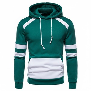 Sudadera con capucha personalizada con logo de Hip Hop para unisex, sudadera con capucha de color en bloques, de algodón y forro polar, para invierno. - Product Image 1