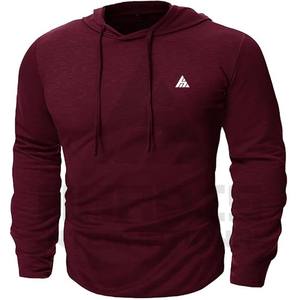 Sudadera con Capucha de Manga Larga para Hombre, Color Sólido |   Sudadera con Capucha Suave y Cómoda de Alta Calidad, Sudadera Extra Grande de Algodón/Poliéster para Hombre - Product Image 2