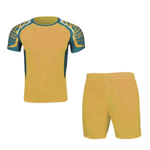 Conjunto de Uniforme Deportivo de Fútbol de Tela de Poliéster de Alta Calidad, Secado Rápido, Transpirable, Uniforme de Entrenamiento y Partido para Equipos Deportivos, Conjunto de 2 Piezas - Product Image 1