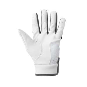 Latest Customized Sheepskin Leather Professional High Quality Lightweight <b>Hook</b> Loop Closure Unisex Batting Gloves - Product Image 4