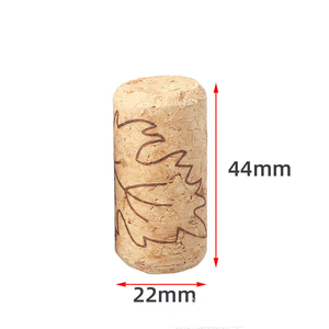 50 bouchons de liège naturels souples de remplacement en bois pour la fabrication de vin et les travaux manuels pour bouteilles de vin - Product Image 2