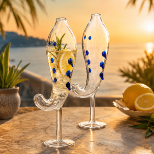 Verres à cocktail transparents en borosilicate faits à la main de 350 ml, sans plomb, coupe Martini, verres à margarita, verrerie de bar réutilisable en gros - Product Image 5