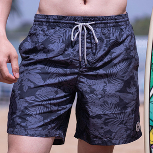 <b>Men's</b> Casual Nonwoven Breathable Quick Dry Beach Shorts for Swimming and Surfing Solid Pattern Swim <b>Trunk</b> with Digital Printing - Product Image 6