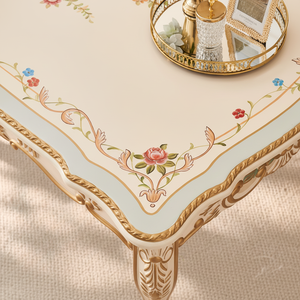 Juego de Muebles de <span class=keywords><strong>Comedor</strong></span> Antiguos Europeos de Lujo, Madera Maciza Blanca Tallada, Mesa de <span class=keywords><strong>Comedor</strong></span> Real de <span class=keywords><strong>6</strong></span> Plazas y <span class=keywords><strong>Sillas</strong></span> - Product Image 4