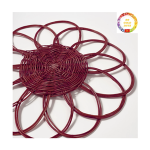 Round Rattan <b>Table</b> <b>Mat</b> for Modern Dining | Stylish Woven Placemat Bulk Export - Product Image 2