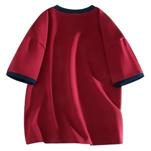 เสื้อยืดผ้าฝ้ายน้ำหนักเบาสำหรับผู้ชาย,เสื้อยืดแขนสั้นทรงฮิปฮอปทำจากผ้าคอตตอนขนาดใหญ่พิเศษสั่งทำได้สำหรับผู้ชายจากบังกลาเทศ - Product Image 2