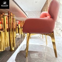 Fabrication de meubles de salle à manger sur mesure, meubles de luxe, cadre en acier inoxydable doré décoratif, ensemble de table à manger rectangulaire
