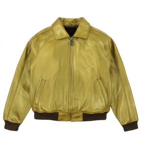 Blouson de moto en cuir véritable de luxe brut automne-hiver, marron personnalisé, imperméable et coupe-vent, imprimé 2027 - Product Image 6