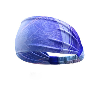 Bandeau personnalisé pour le yoga, la course, le fitness, la gym, athlétique, anti-transpiration, antidérapant, 100% coton, impression sublimée personnalisée - Product Image 5