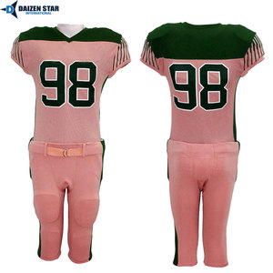 Ensemble de maillot et pantalon de football américain pour hommes, col en V, manches courtes, uniforme athlétique respirant, pour adultes, toutes saisons - Product Image 6