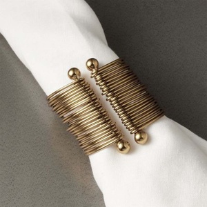 Anillo de plata con forma de corazón de Metal, servilletas de decoración de boda elegante, de alta calidad, nuevo diseño - Product Image 4