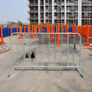 เครื่องกีดขวางแบบประสานมาตรฐานสำหรับการควบคุมฝูงชนผลิตภัณฑ์ด้านความปลอดภัยชุบสังกะสี - Product Image 1