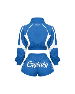 Ensemble veste coupe-vent et short multicolores |   Survêtement streetwear Shine Flex Warcry Hanfiye - Product Image 2