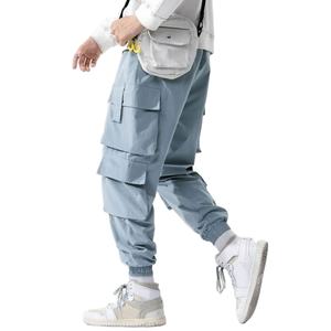 Pantalons cargo en toile pour hommes à taille mi-haute, vente chaude, logo personnalisé, pantalons d'hiver, vêtements durables avec un design tendance, pantalons pour hommes lavés - Product Image 3