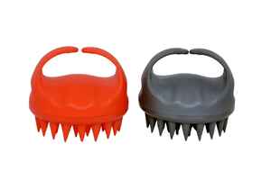 Cepillo de Silicona para Champú Zenara con Logotipo Personalizado y Masajeador de Cuero Cabelludo para Adultos y Niños, Herramienta para Lavar el Cabello - Product Image 2