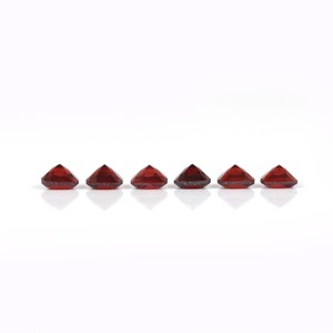 Gema Suelta de Granate Rojo Natural, Corte Cojín, Granate Rojo Intenso Facetado de Alta Calidad para Joyería - Product Image 2