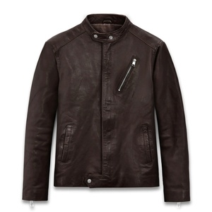 Chaqueta de Cuero Genuino de Moda de Lujo Personalizada, Impermeable, Nueva Llegada, Chaquetas de Cuero de Diseño de Moda de Alta Calidad para Hombre - Product Image 1