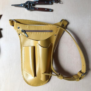 Ceinture porte-outils en cuir pour designer professionnel, robuste, avec porte-ciseaux et porte-sécateur, pour l'organisation des outils - Product Image 1
