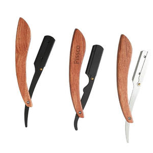 มีดโกนหนวดแบบเปลี่ยนใบมีดได้ แบบตรง ใช้มือจับ 1 ชิ้น - Product Image 1