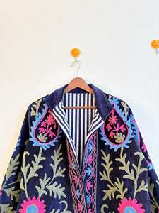 เสื้อแจ็คเก็ตผ้ากำมะหยี่ปักลายซูซานี Hear Plus ระบายอากาศได้ดี สไตล์โบโฮ เสื้อคลุมสั้น ของขวัญวาเลนไทน์รูปหัวใจ - Product Image 5