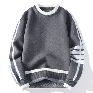 New Premium <b>Men</b> Knit Sweater Winter Warm Zipper Soft Comfortable Fabric Long Sleeve Casual Fashionable Slim Fit Knitwear Classic - Product Image 2