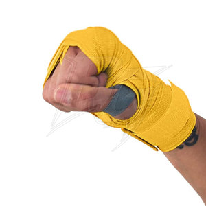 BATTLE GEAR Bandages de boxe en gros de qualité supérieure, en coton élastique, toucher doux, conception flexible, ajustement sécurisé, fermeture auto-agrippante, professionnel - Product Image 2