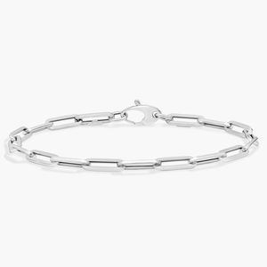 7.5" Paperclip Bracelet in 14k Italian <b>Rose</b> <b>Gold</b> - Product Image 1