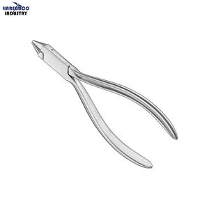 Alicates de doblado de alambre manuales ANGLE de marca personalizada, mordazas redondas y planas, color plateado, con certificación CE - Product Image 1