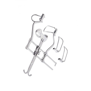 Ensemble d'opérateurs chirurgicaux gynécologiques en acier inoxydable, écarteur manuel réglable, instrument certifié CE Classe I - Product Image 2