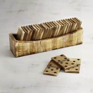 Juego de dominó clásico de madera, juego de mesa educativo familiar, juguete de entrenamiento, diversión familiar, actividad de aprendizaje, regalo. - Product Image 2