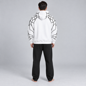Sudadera con capucha personalizada estilo streetwear con diseño de araña para hombre, con tela suave, gráficos elegantes, diseños personalizados, ajuste cómodo y calidad premium. - Product Image 2