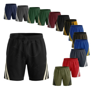 Shorts de sport élégants et tendance, style streetwear, vente en gros acceptée, marque privée, style unique, bandes latérales, shorts d'entraînement - Product Image 1