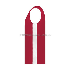 Camiseta de Baloncesto Sublimada Personalizada 2025 para Adultos, Nuevo Diseño, Transpirable, Poliéster, Logotipo Bordado, Método de Tejido de Punto - Product Image 3