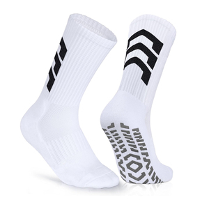 Youth Athletic Comfort Spring Sports <b>Socks</b> Customizable Soft 100% Cotton Anti-Bacterial Quick Dry <b>Silicon</b> Grip Bottom Logo OEM - Product Image 1