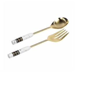 Juego de Vajilla de Lujo Hecho a Mano, Ecológico, Forma Personalizada, Elegante, Premium, Vajilla de Acero Inoxidable Plateado al por Mayor - Product Image 1