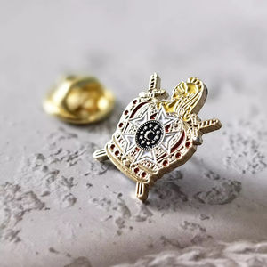 Conception de logo personnalisé, emblèmes maçonniques légers de haute qualité, couleurs personnalisées, insignes personnalisés pour francs-maçons, badges sur mesure. - Product Image 6