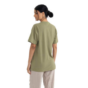 T-shirt en coton doux et tendance pour homme, col rond, tricoté, avec logo sur le devant, haute qualité, 100 % coton, écologique, vente en gros - Product Image 2