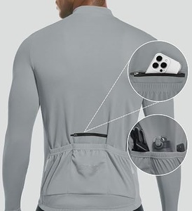 Newest Custom Motorcycle Riding MTB <b>Jersey</b> Fashion Customized Logo Team Sports Motocross Compression Quarter Zipper MTB <b>Jersey</b> - Product Image 2