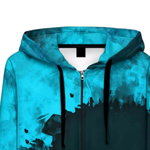 Survêtement homme éco-responsable hiver à capuche tie-dye respirant léger personnalisable - Product Image 4