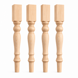 Solid Wood Elegant Aesthetic Furniture Feet Modern Style Dining <b>Desk</b> <b>Console</b> <b>Table</b> Legs for Home Decor for Outdoor Living Room - Product Image 1