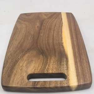 Bandeja de Servir Redonda de Lujo con Arte de Resina Oceánica, Tabla de Charcutería Circular de Madera con Ondas Azules, Plato de Queso, Regalo de Utensilios de Cocina - Product Image 2